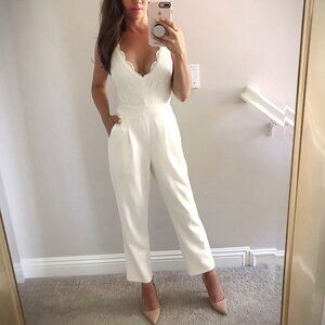 Express Lace Bodice Cami Jumpsuit - NWT - Sz XSP